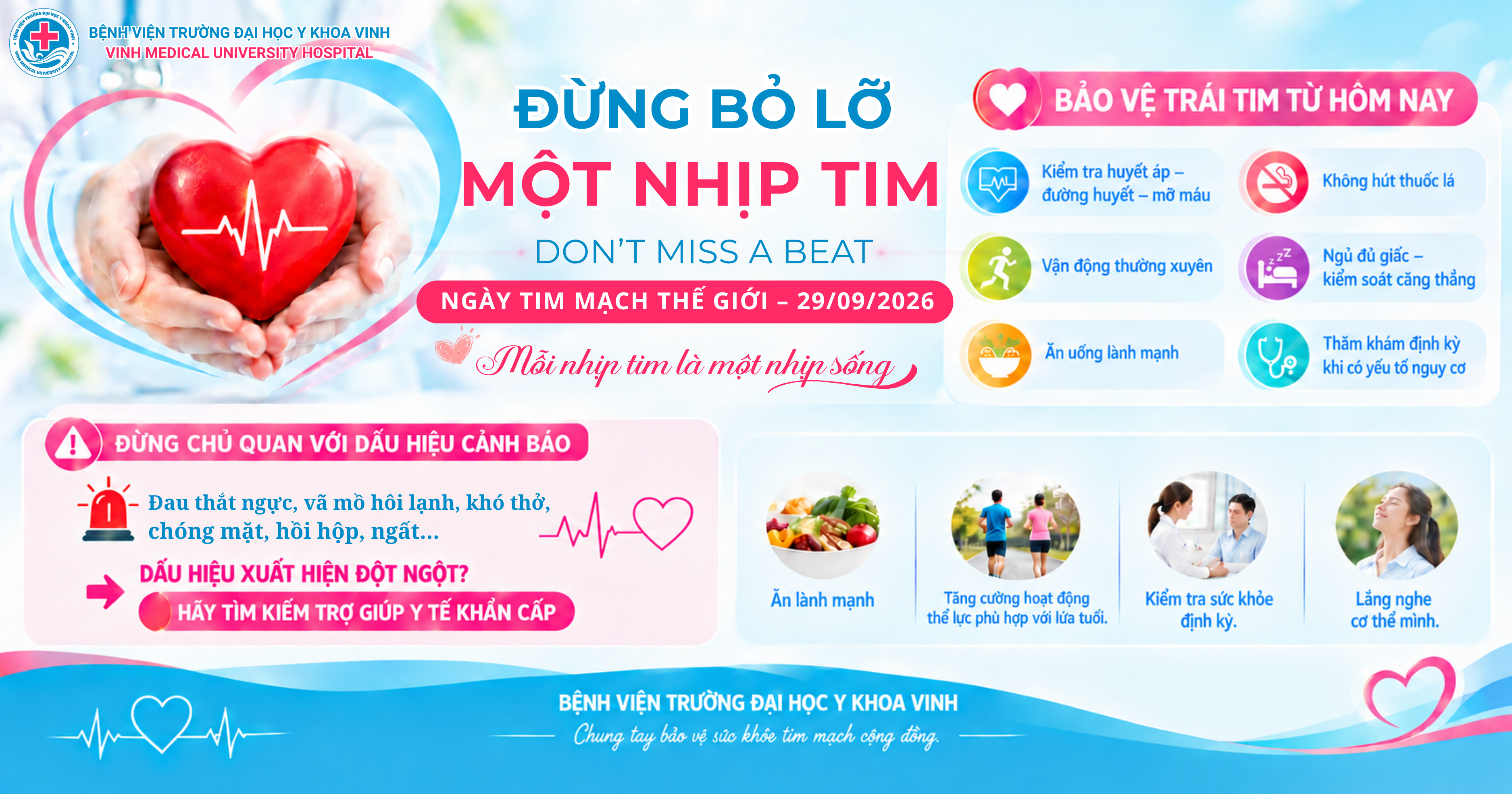 Đừng bỏ lỡ một nhịp tim - Don't miss a beat Đừng bỏ lỡ một nhịp tim - Don't miss a beat